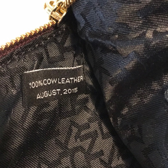 DNKY 100% Cow Leather Purse in Chocolate Brown - Picture 8 of 16